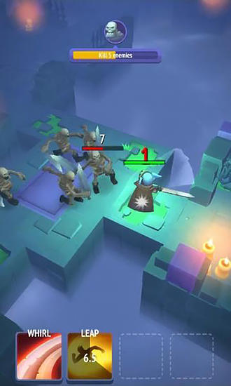 Gameplay of the Nonstop knight for Android phone or tablet.
