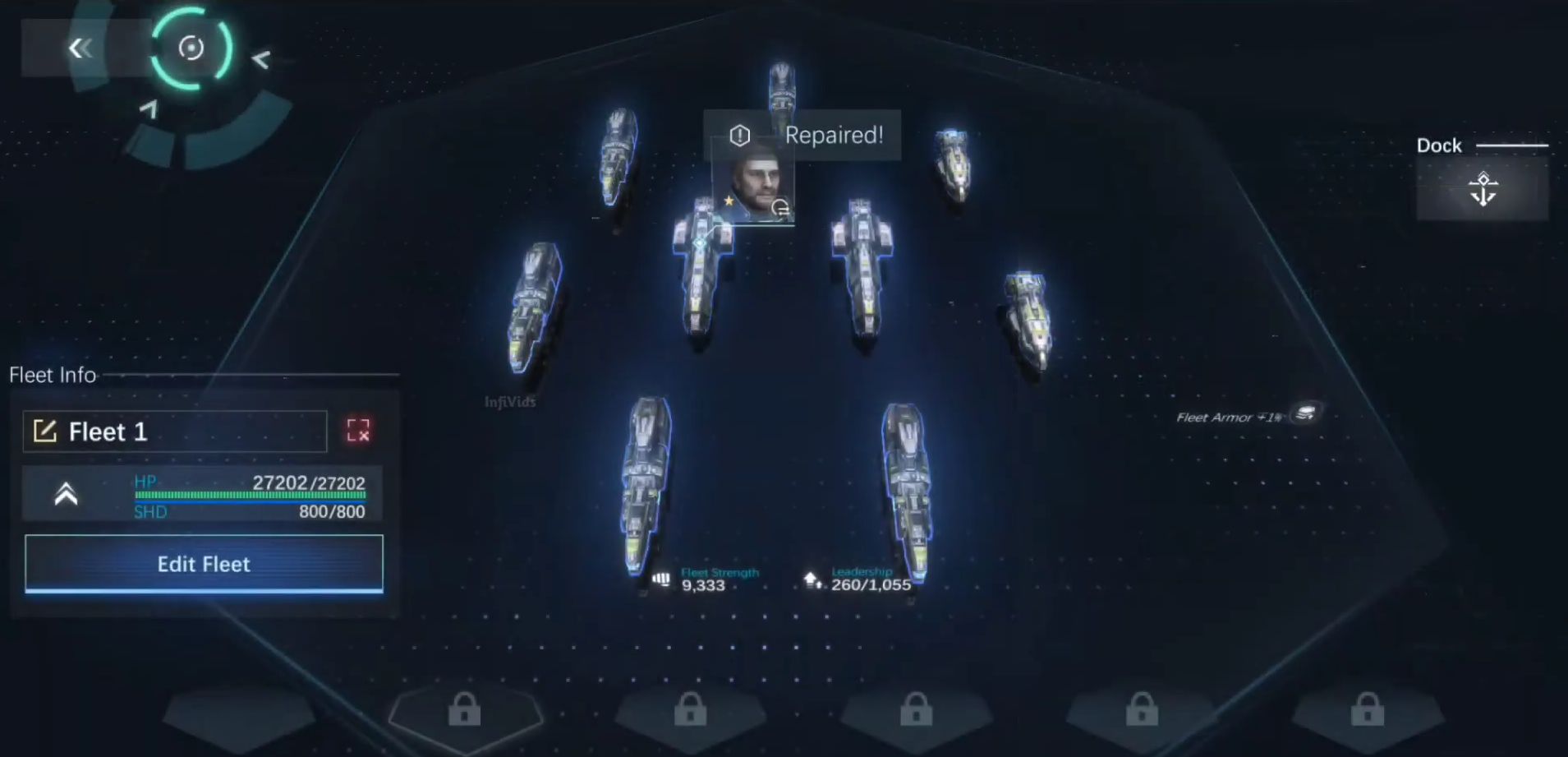 Nova: Space Armada - Android game screenshots.