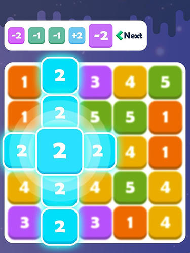 Number blast - Android game screenshots.