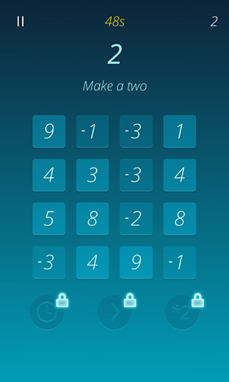 Gameplay of the Numberful for Android phone or tablet.