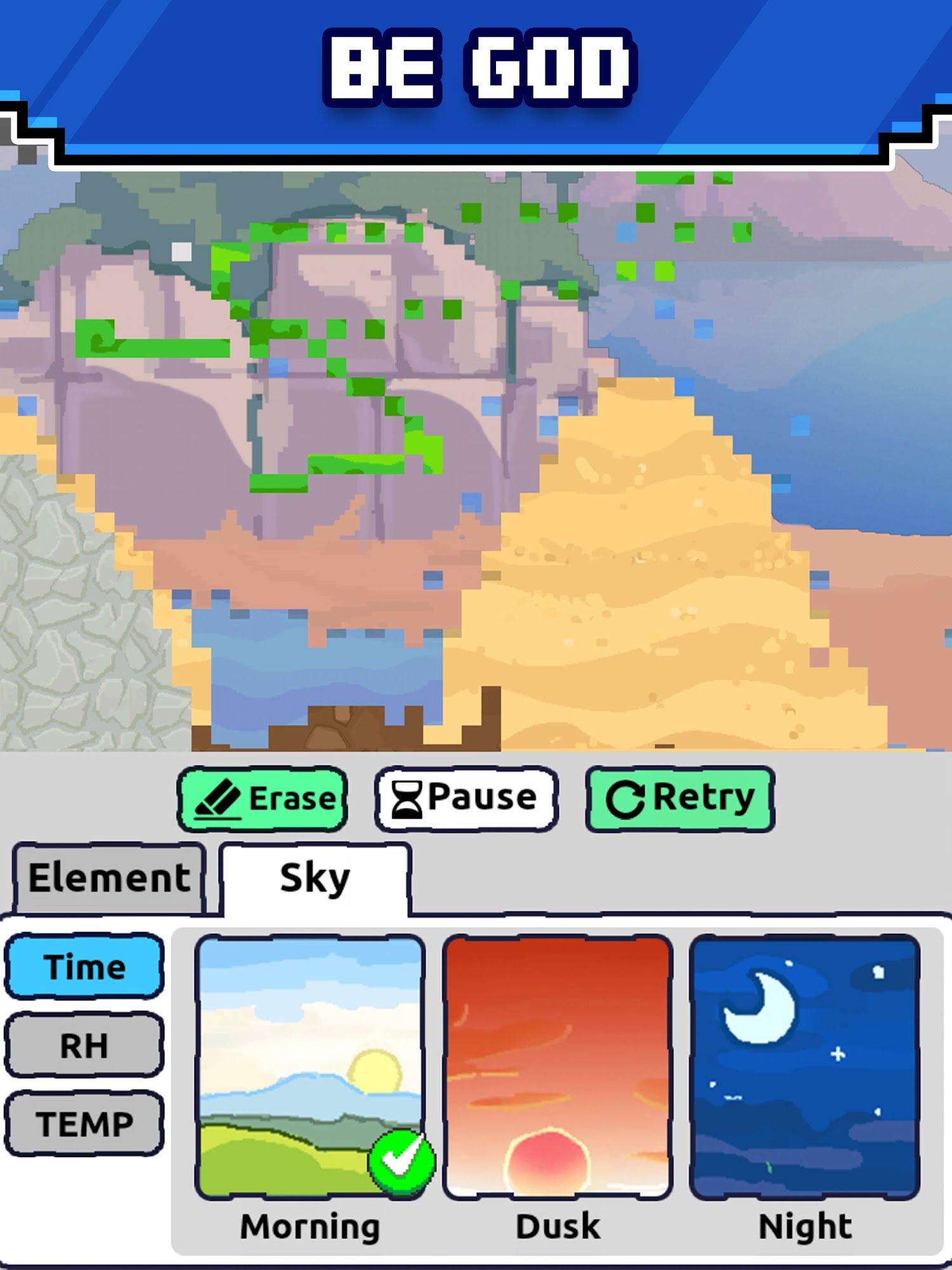Oasis World: Sandbox Simulator - Android game screenshots.