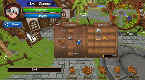 Gameplay of the Oath of Genesis for Android phone or tablet.