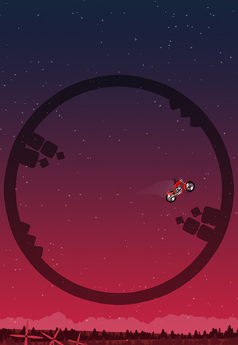 Obstacland: Bikes and obstacles - Android game screenshots.
