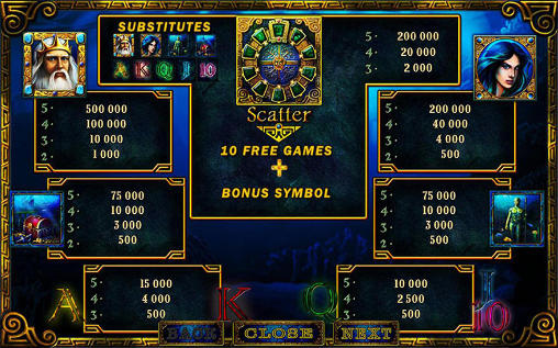 Gameplay of the Ocean lord: Slots for Android phone or tablet.