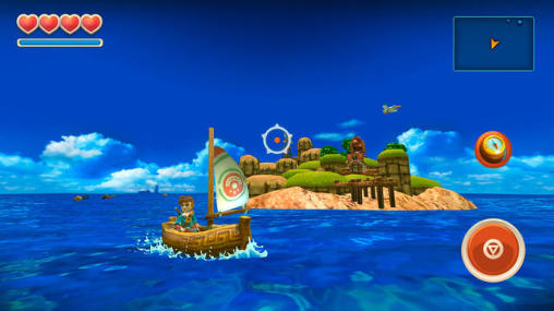 Gameplay of the Oceanhorn: Monster of uncharted seas for Android phone or tablet.