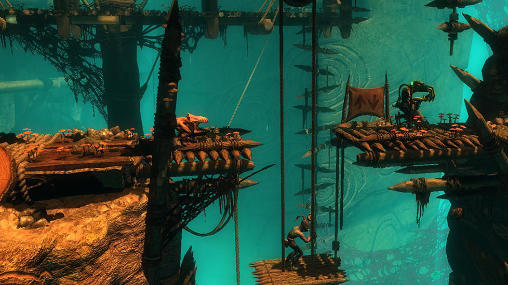 Gameplay of the Oddworld: Abe's oddysee. New 'n' tasty for Android phone or tablet.