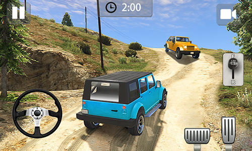 Off-road driving simulator - Android game screenshots.