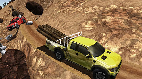 Off-road pickup truck simulator - Android game screenshots.