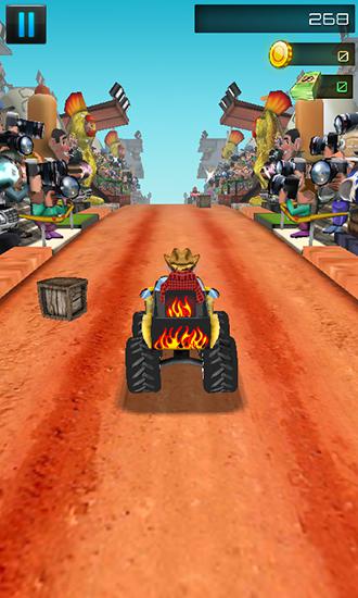 Gameplay of the Off road ATV: Monster trucks 3D for Android phone or tablet.