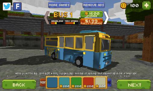 Gameplay of the Off-road: Hill driver bus craft for Android phone or tablet.