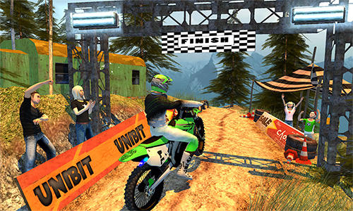 Offroad moto bike racing games - Android game screenshots.