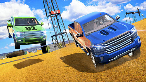 Offroad pickup truck simulator - Android game screenshots.