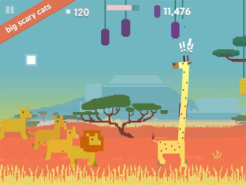 Gameplay of the Oh my giraffe: A delightful game of survival for Android phone or tablet.