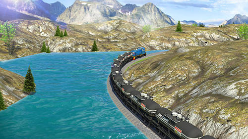 Oil tanker train simulator - Android game screenshots.