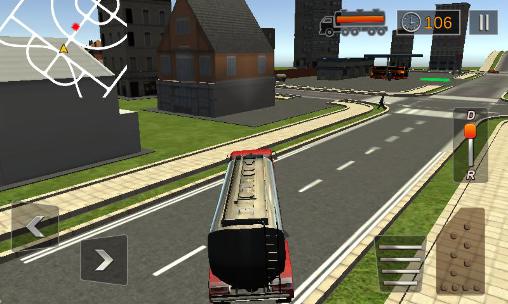 Gameplay of the Oil transport truck 2016 for Android phone or tablet.