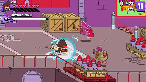 Gameplay of the OK, K.O.! Lakewood plaza turbo for Android phone or tablet.