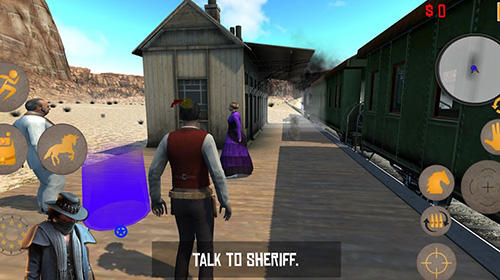 Old west: Sandboxed western - Android game screenshots.