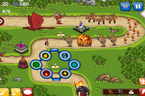 Olympus defense: God Zeus TD - Android game screenshots.