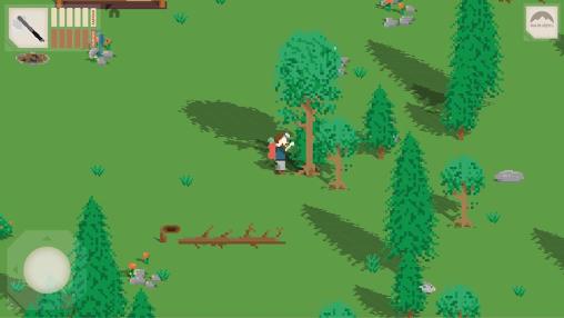 Gameplay of the On my own: Woodland survival adventure for Android phone or tablet.