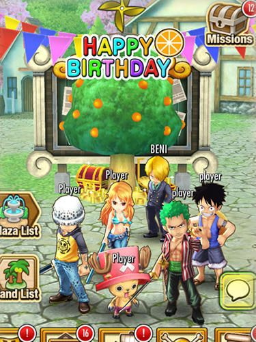One piece: Thousand storm - Android game screenshots.