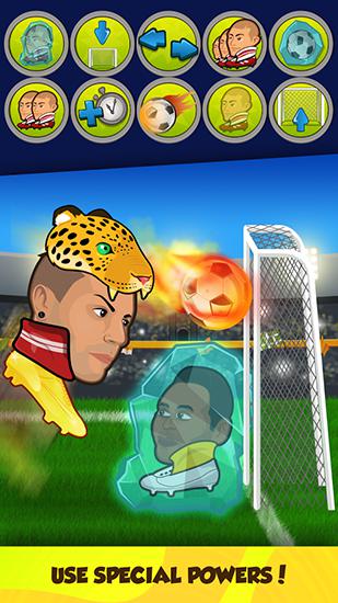 Gameplay of the Online head ball for Android phone or tablet.