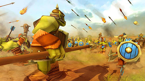 Orcs epic battle simulator - Android game screenshots.