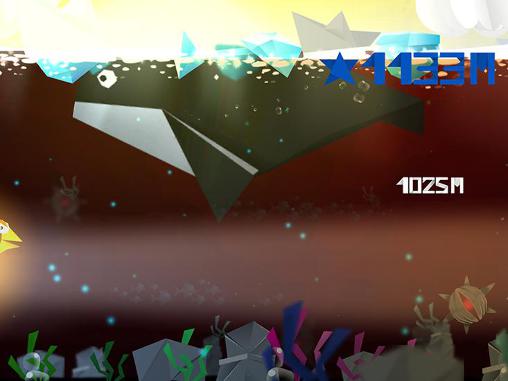 Gameplay of the Ori the origami fish for Android phone or tablet.