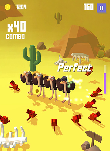 Ostrich among us - Android game screenshots.