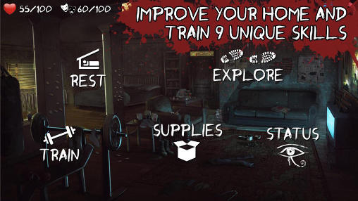 Gameplay of the Overlive: Zombie survival RPG for Android phone or tablet.