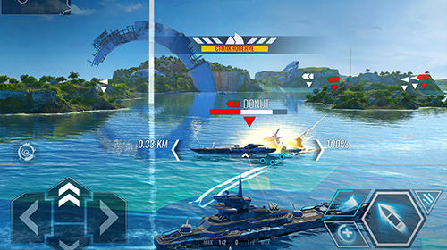 Pacific warships: Epic battle - Android game screenshots.