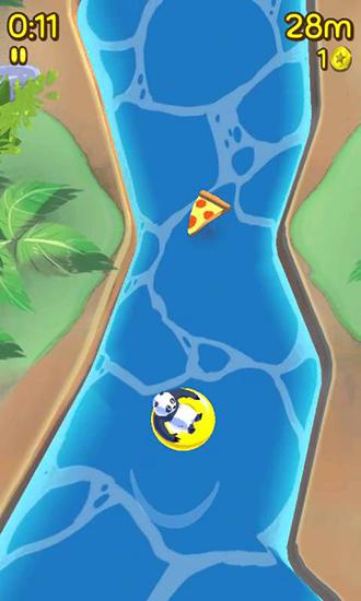 Gameplay of the Paddle panda for Android phone or tablet.