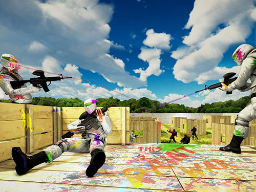 Paintball shooting arena: Real battle field combat - Android game screenshots.