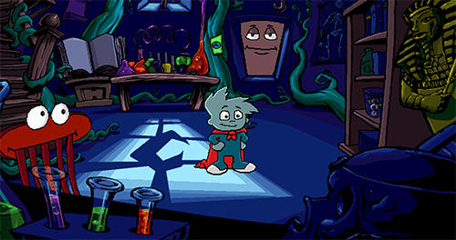 Pajama Sam in No need to hide when it's dark outside - Android game screenshots.