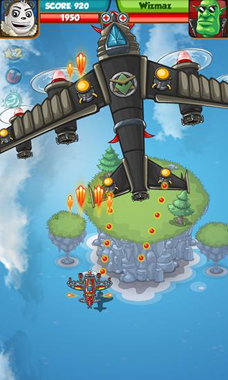 Gameplay of the Panda commander: Air combat for Android phone or tablet.