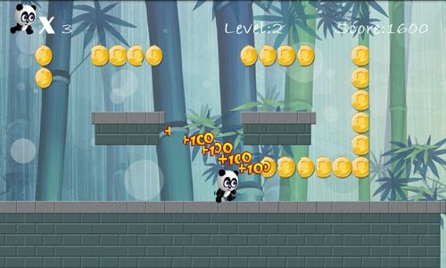 Gameplay of the Panda run for Android phone or tablet.