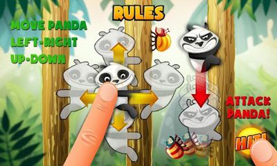Gameplay of the Panda vs Bugs for Android phone or tablet.