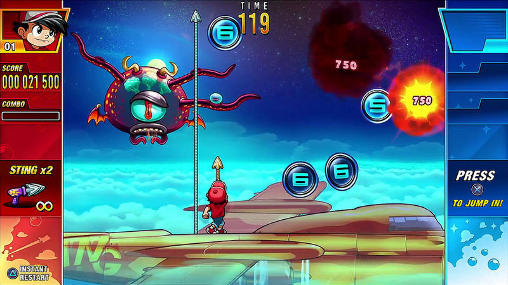 Gameplay of the Pang adventures for Android phone or tablet.