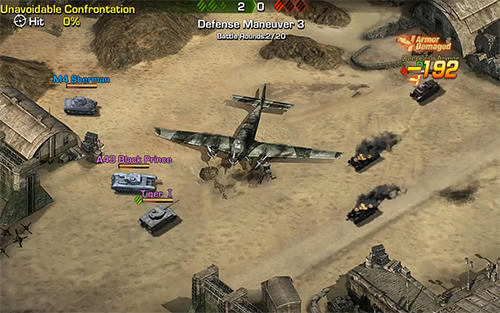 Panzer force: Battle of fury - Android game screenshots.
