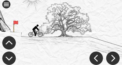 Gameplay of the Paper bike for Android phone or tablet.