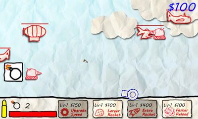 Gameplay of the Paper War for Android phone or tablet.