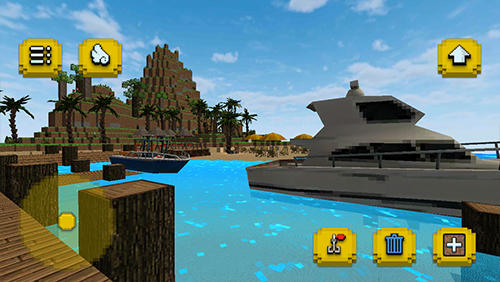 Paradise island craft: Sea fishing and crafting - Android game screenshots.