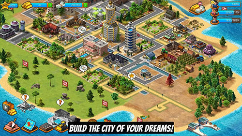 Full version of Android apk app Paradise city island sim for tablet and phone.