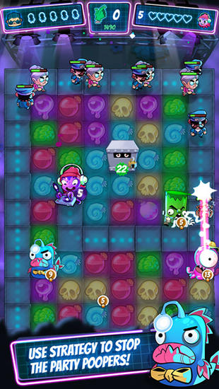 Gameplay of the Party monsters for Android phone or tablet.