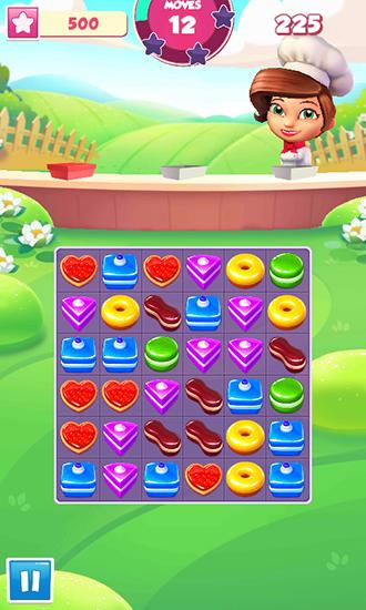 Gameplay of the Pastry paradise for Android phone or tablet.