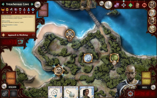 Gameplay of the Pathfinder adventures for Android phone or tablet.