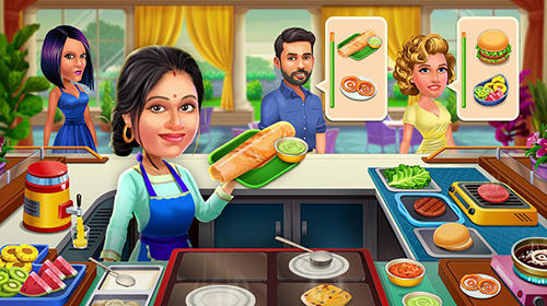 Patiala babes: Cooking cafe. Restaurant game - Android game screenshots.