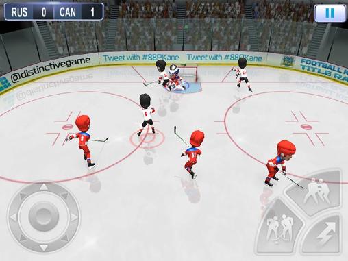 Gameplay of the Patrick Kane's arcade hockey for Android phone or tablet.