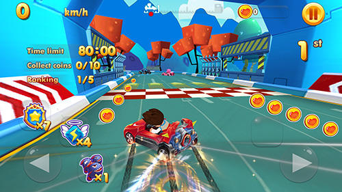 Paw ryder race: The paw patrol human pups - Android game screenshots.