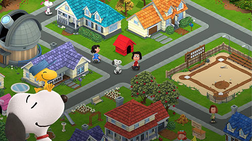 Peanuts. Snoopy's town tale: City building simulator - Android game screenshots.