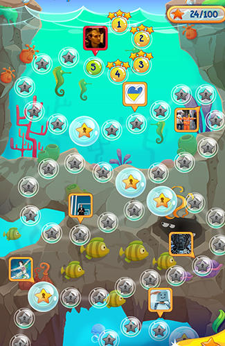 Pearl paradise: Hexa match 3 - Android game screenshots.